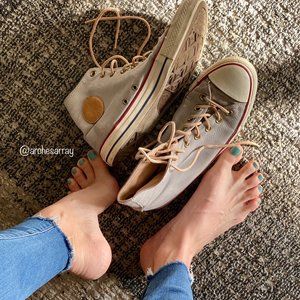 Well Worn Converse Hi-Top Sneakers